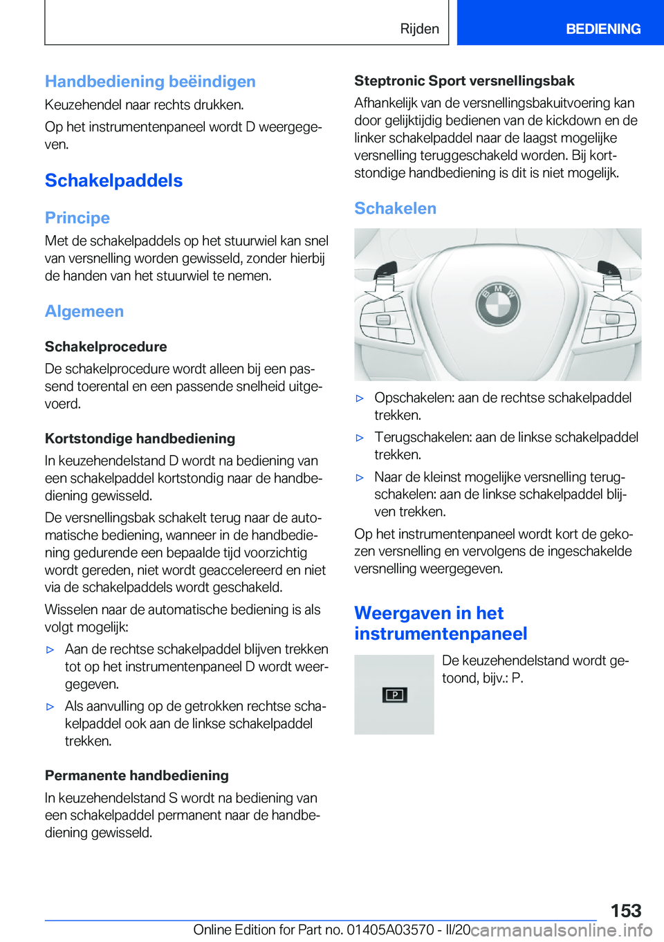 BMW X3 PLUG IN HYBRID 2020  Instructieboekjes (in Dutch) �H�a�n�d�b�e�d�i�e�n�i�n�g��b�e�
