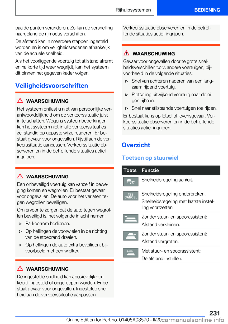 BMW X3 PLUG IN HYBRID 2020  Instructieboekjes (in Dutch) �p�a�a�l�d�e��p�u�n�t�e�n��v�e�r�a�n�d�e�r�e�n�.��Z�o��k�a�n��d�e��v�e�r�s�n�e�l�l�i�n�g�n�a�a�r�g�e�l�a�n�g��d�e��r�i�j�m�o�d�u�s��v�e�r�s�c�h�i�l�l�e�n�.
�D�e��a�f�s�t�a�n�d��k�a�n��i�n�