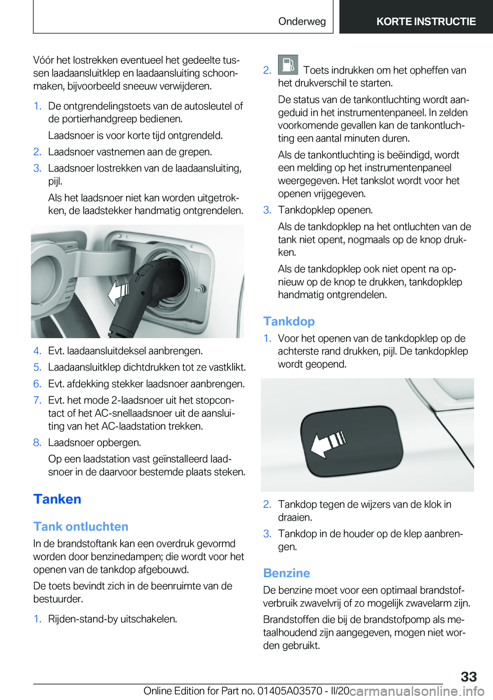 BMW X3 PLUG IN HYBRID 2020  Instructieboekjes (in Dutch) �V�