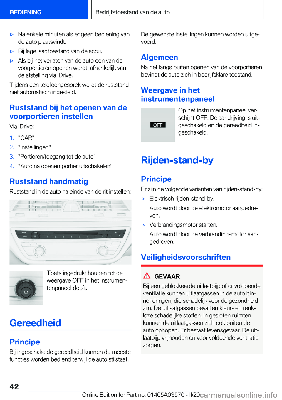 BMW X3 PLUG IN HYBRID 2020  Instructieboekjes (in Dutch) 'x�N�a��e�n�k�e�l�e��m�i�n�u�t�e�n��a�l�s��e�r��g�e�e�n��b�e�d�i�e�n�i�n�g��v�a�n�d�e��a�u�t�o��p�l�a�a�t�s�v�i�n�d�t�.'x�B�i�j��l�a�g�e��l�a�a�d�t�o�e�s�t�a�n�d��v�a�n��d�e��a�c