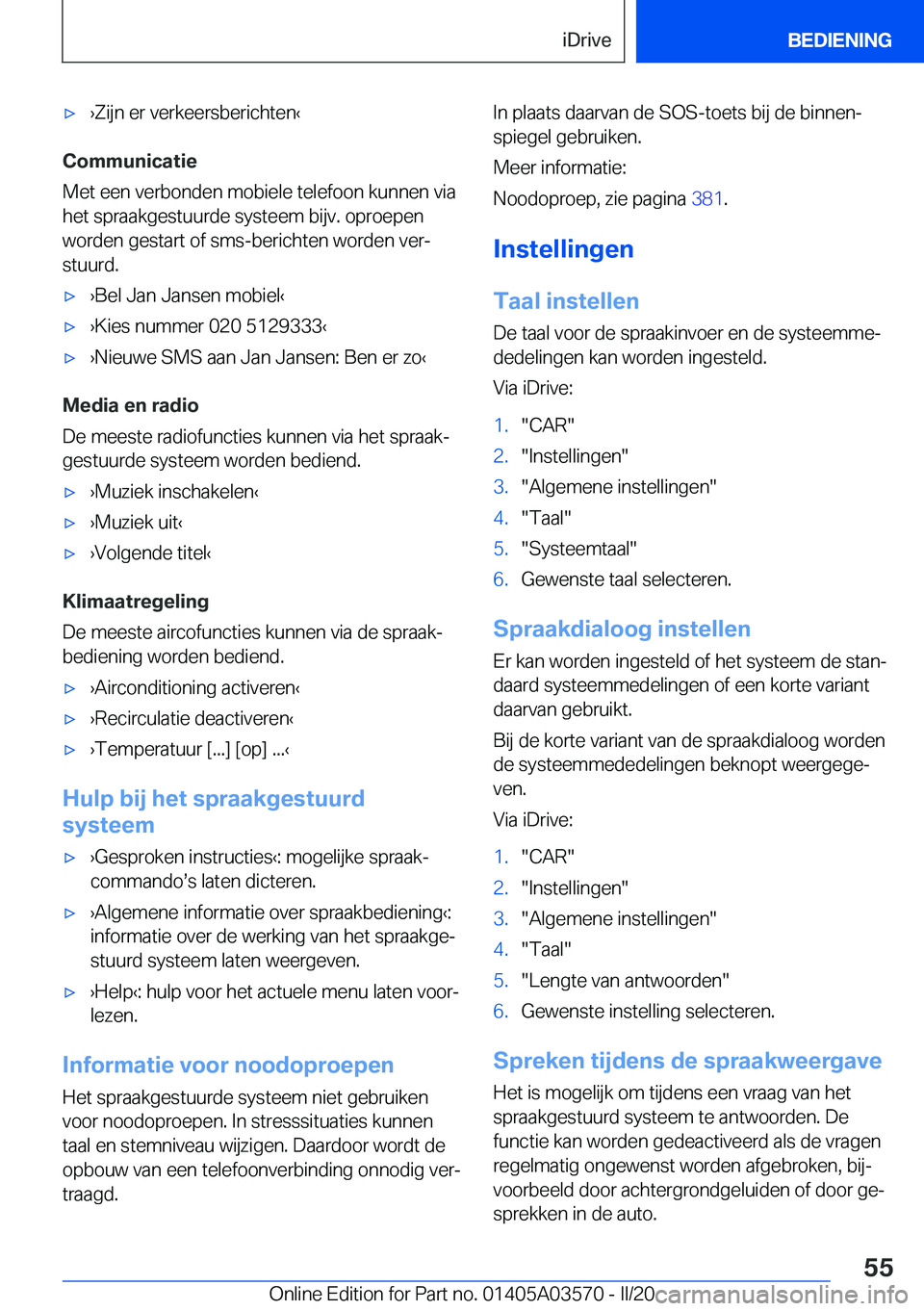 BMW X3 PLUG IN HYBRID 2020  Instructieboekjes (in Dutch) 'x