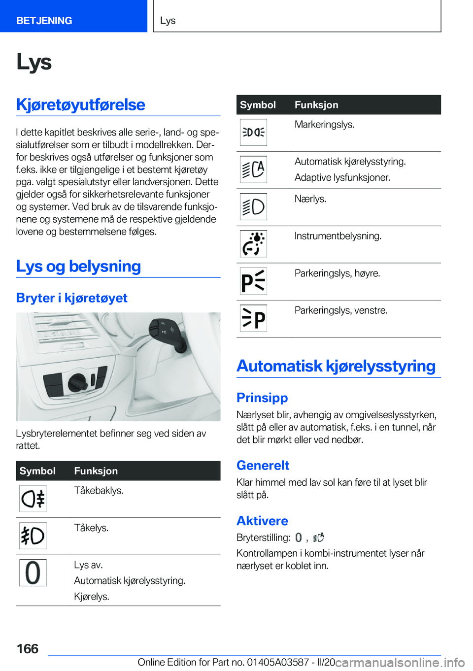 BMW X3 PLUG IN HYBRID 2020  InstruksjonsbØker (in Norwegian) �L�y�s�K�j�