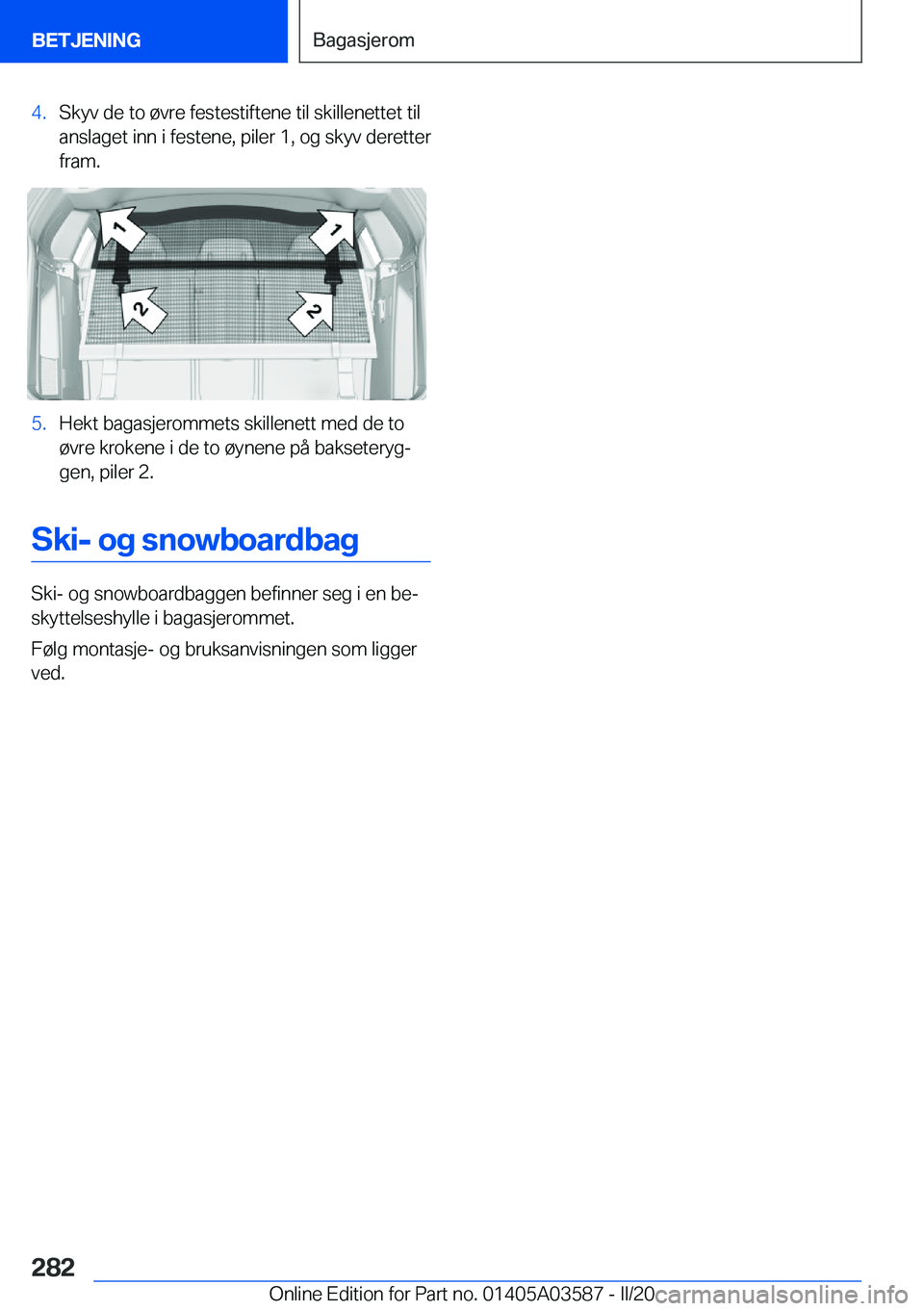 BMW X3 PLUG IN HYBRID 2020  InstruksjonsbØker (in Norwegian) �4�.�S�k�y�v��d�e��t�o��