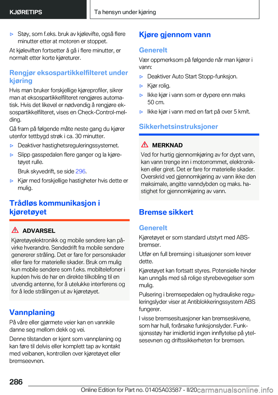 BMW X3 PLUG IN HYBRID 2020  InstruksjonsbØker (in Norwegian) 'x�S�t�