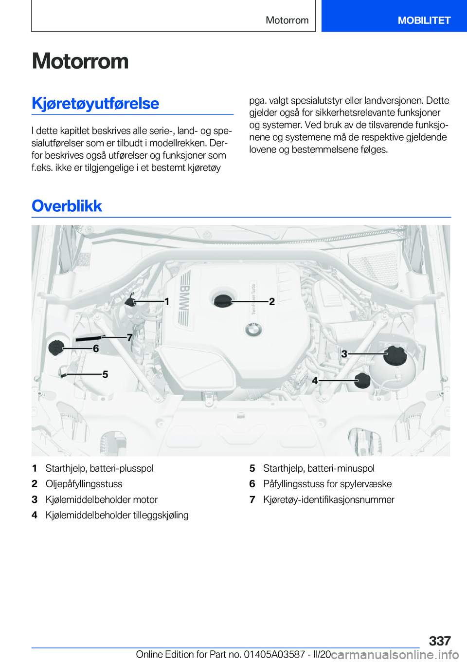 BMW X3 PLUG IN HYBRID 2020  InstruksjonsbØker (in Norwegian) �M�o�t�o�r�r�o�m�K�j�