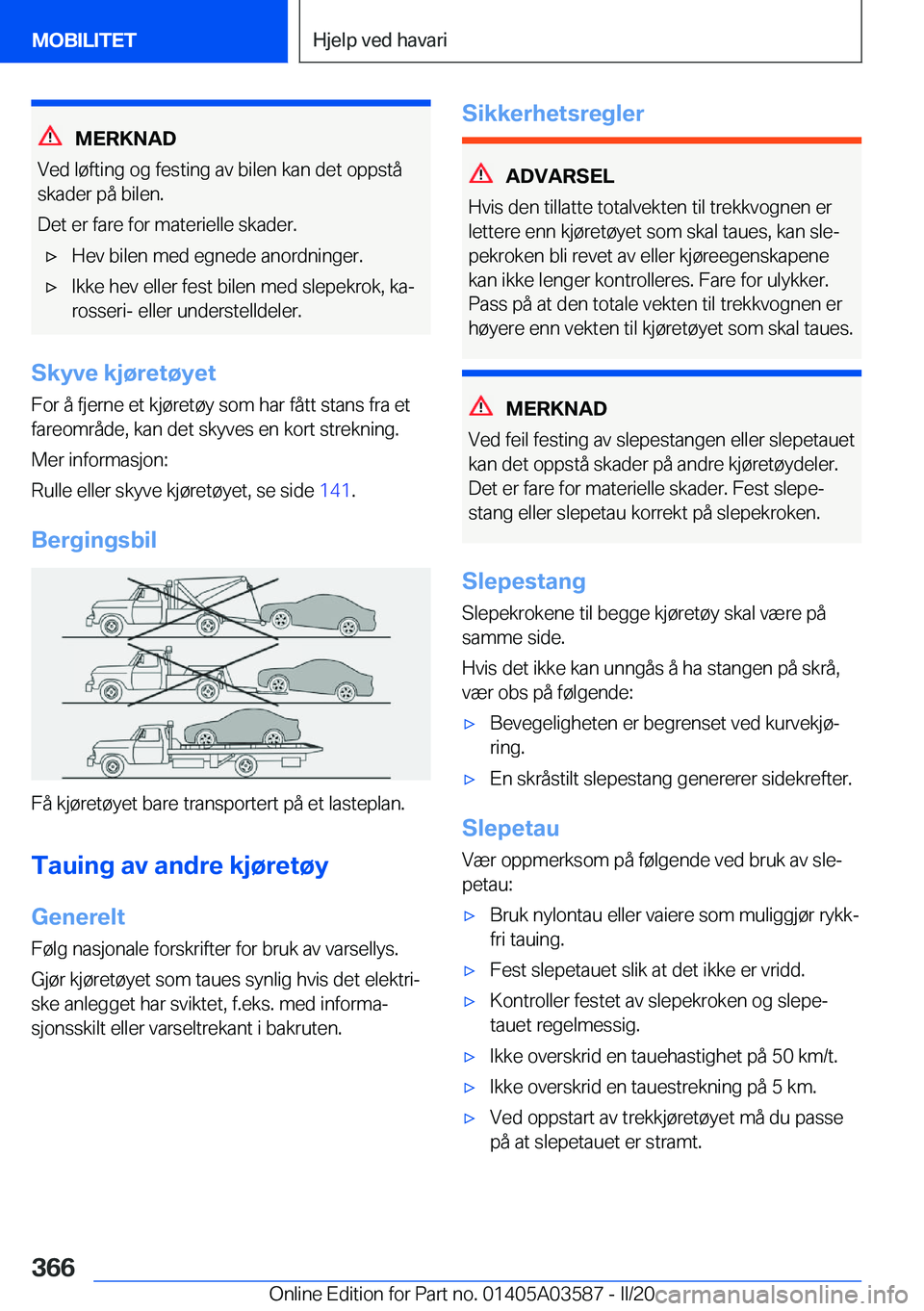 BMW X3 PLUG IN HYBRID 2020  InstruksjonsbØker (in Norwegian) �M�E�R�K�N�A�D
�V�e�d��l�