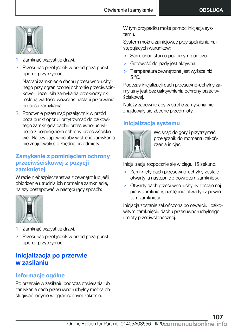 BMW X3 PLUG IN HYBRID 2020  Instrukcja obsługi (in Polish) �1�.�Z�a�m�k�n�