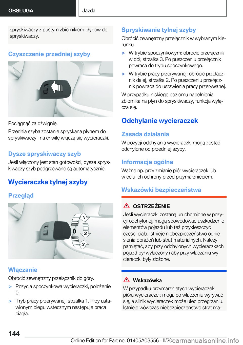 BMW X3 PLUG IN HYBRID 2020  Instrukcja obsługi (in Polish) �s�p�r�y�s�k�i�w�a�c�z�y��z��p�u�s�t�y�m��z�b�i�o�r�n�i�k�i�e�m��p�ł�y�n�
