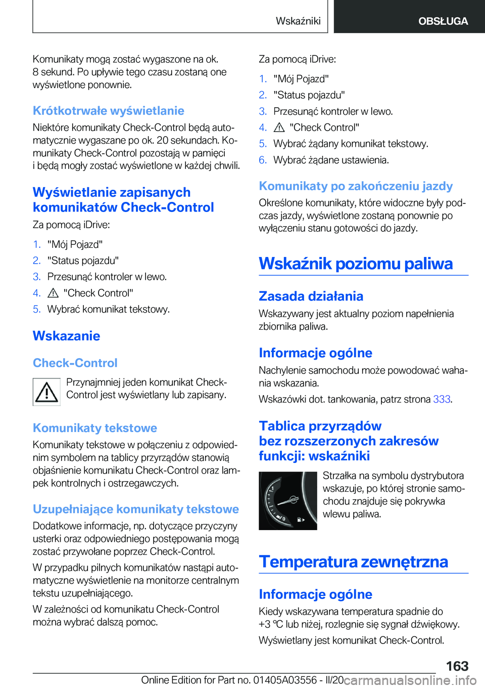 BMW X3 PLUG IN HYBRID 2020  Instrukcja obsługi (in Polish) �K�o�m�u�n�i�k�a�t�y��m�o�g�