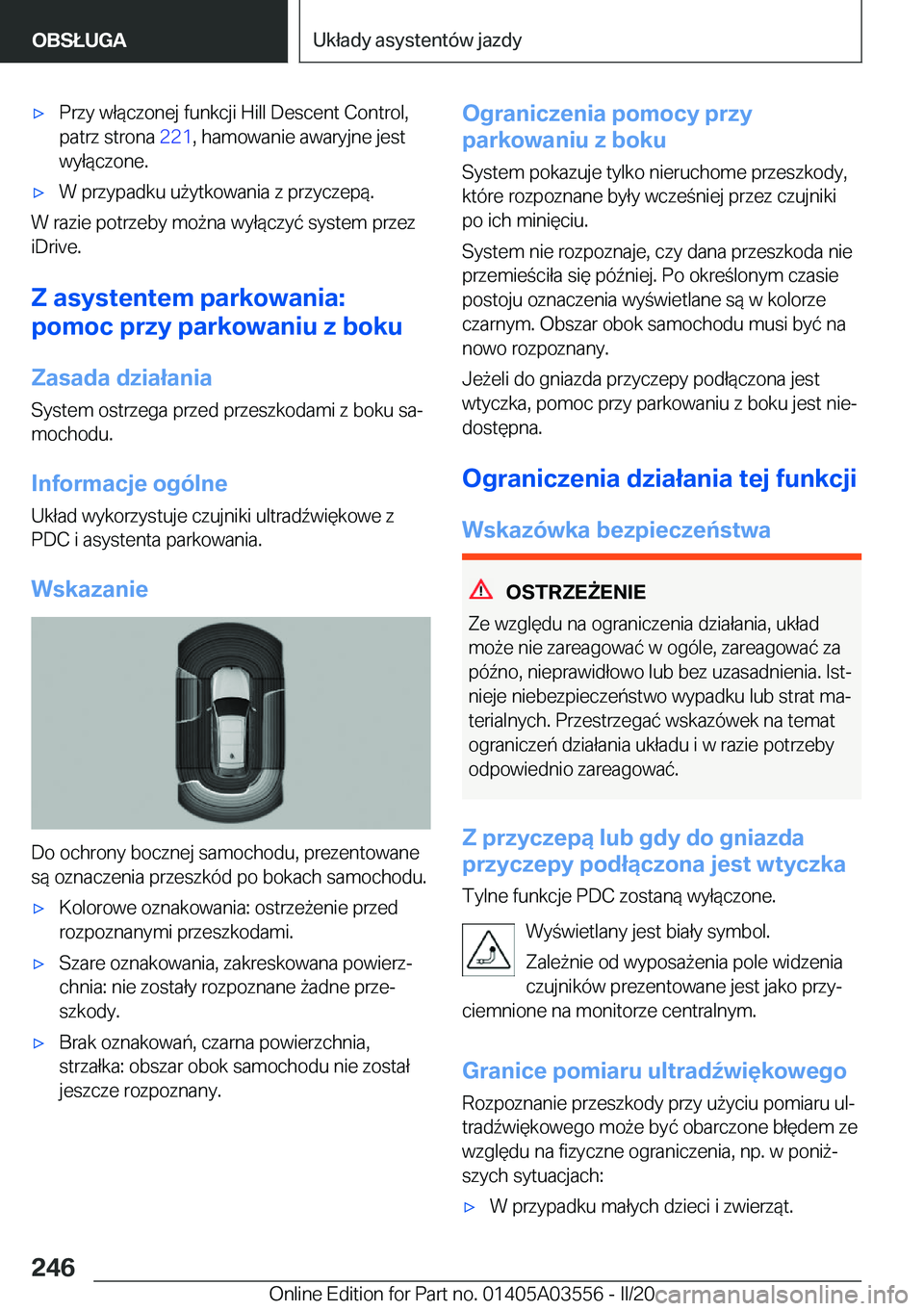 BMW X3 PLUG IN HYBRID 2020  Instrukcja obsługi (in Polish) 'x�P�r�z�y��w�ł�