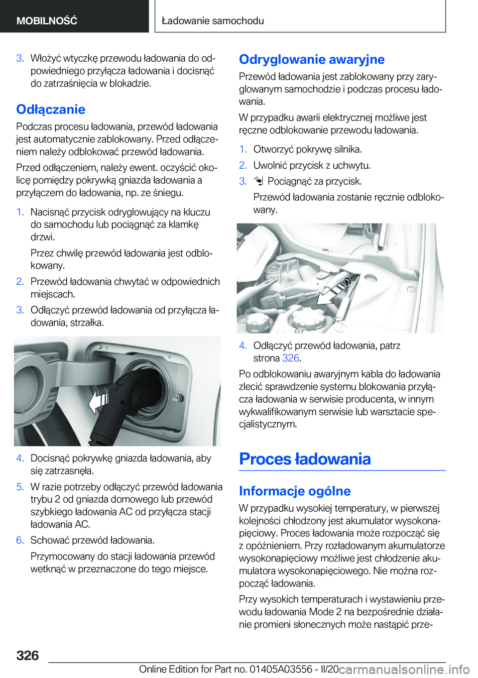 BMW X3 PLUG IN HYBRID 2020  Instrukcja obsługi (in Polish) �3�.�W�ł�o9�y�