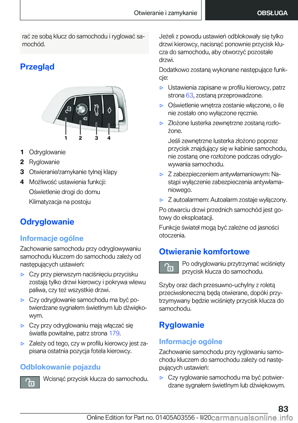 BMW X3 PLUG IN HYBRID 2020  Instrukcja obsługi (in Polish) �r�a�