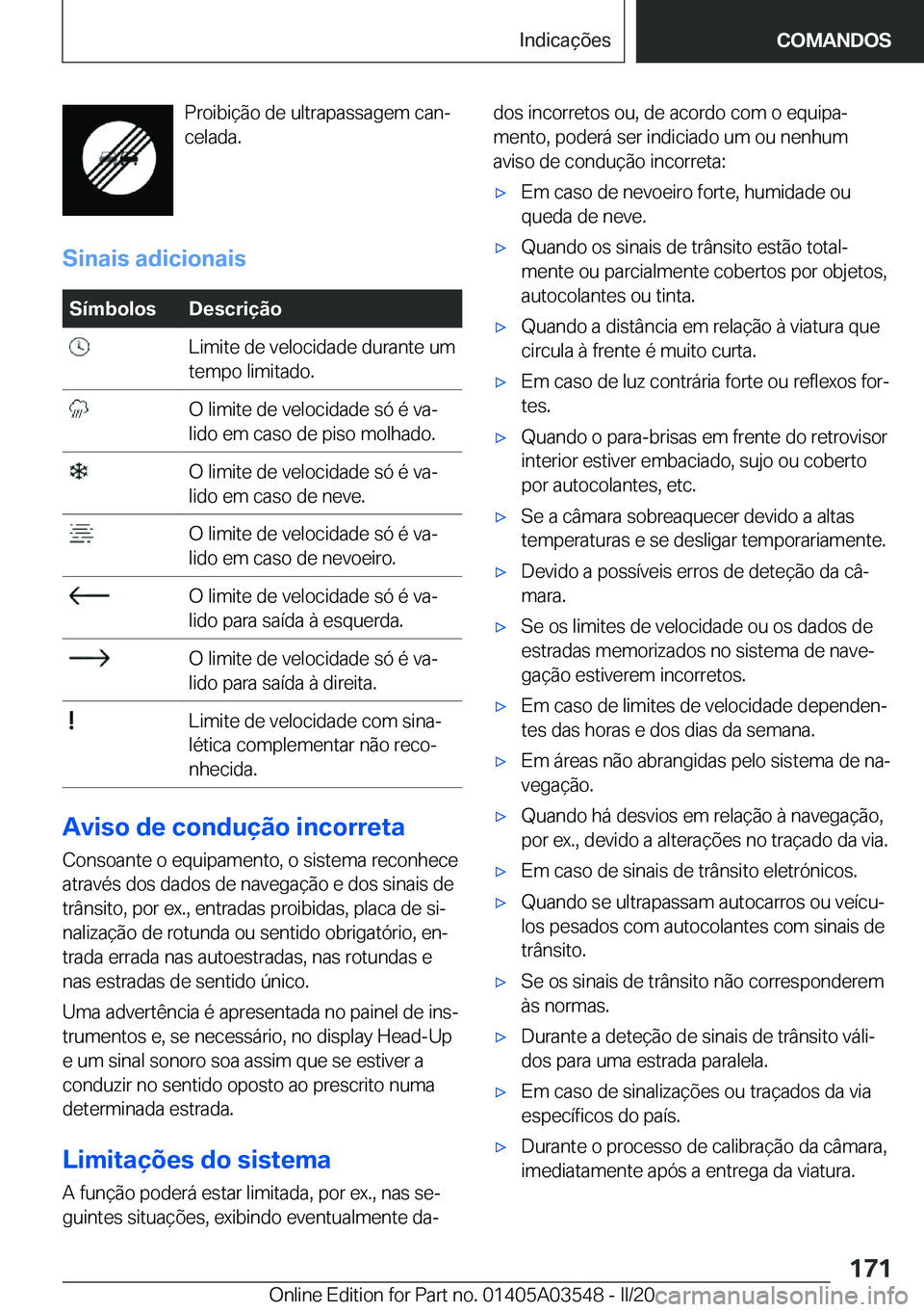 BMW X3 PLUG IN HYBRID 2020  Manual do condutor (in Portuguese) �P�r�o�i�b�i�
