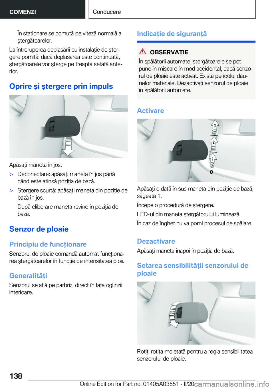 BMW X3 PLUG IN HYBRID 2020  Ghiduri De Utilizare (in Romanian) �