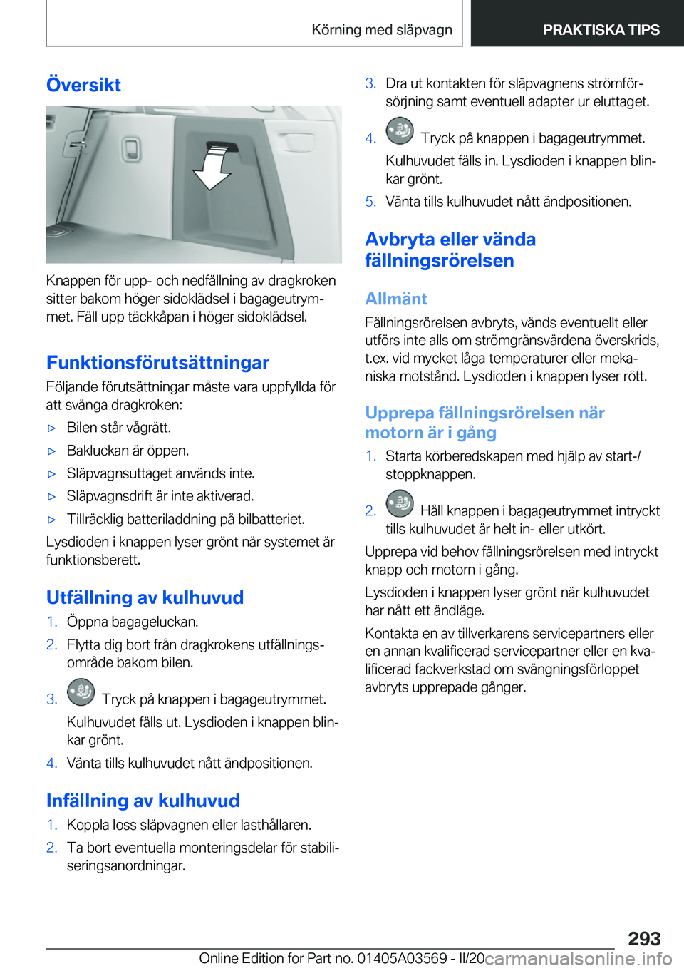 BMW X3 PLUG IN HYBRID 2020  InstruktionsbÖcker (in Swedish) �