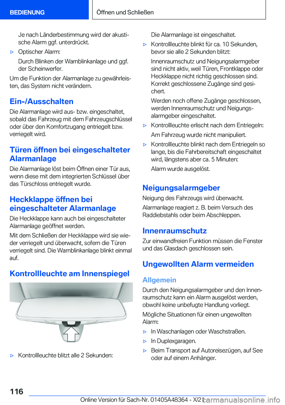 BMW X4 2022  Betriebsanleitungen (in German) �J�e��n�a�c�h��L�