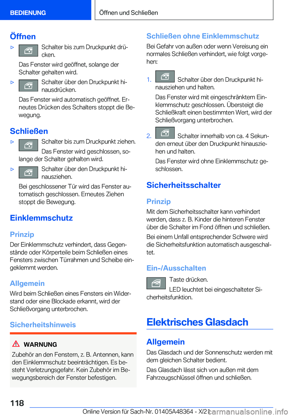 BMW X4 2022  Betriebsanleitungen (in German) �
