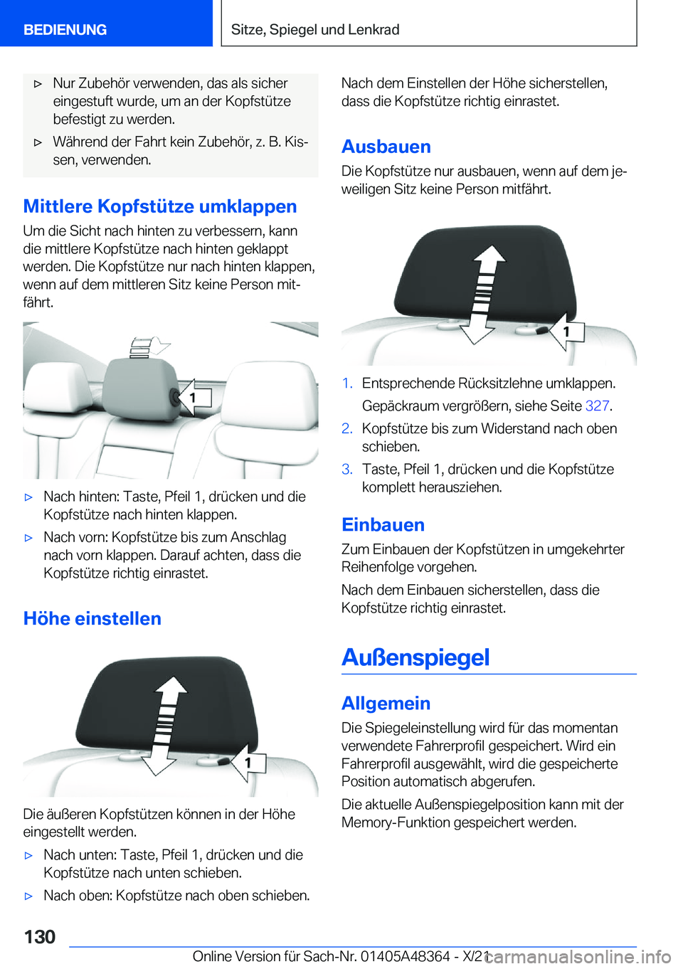 BMW X4 2022  Betriebsanleitungen (in German) x�N�u�r��Z�u�b�e�h�