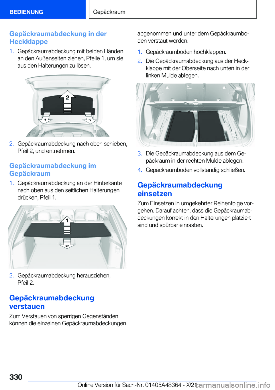 BMW X4 2022  Betriebsanleitungen (in German) �G�e�p�