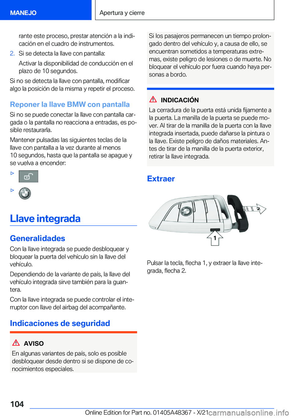 BMW X4 2022  Manuales de Empleo (in Spanish) �r�a�n�t�e��e�s�t�e��p�r�o�c�e�s�o�,��p�r�e�s�t�a�r��a�t�e�n�c�i�