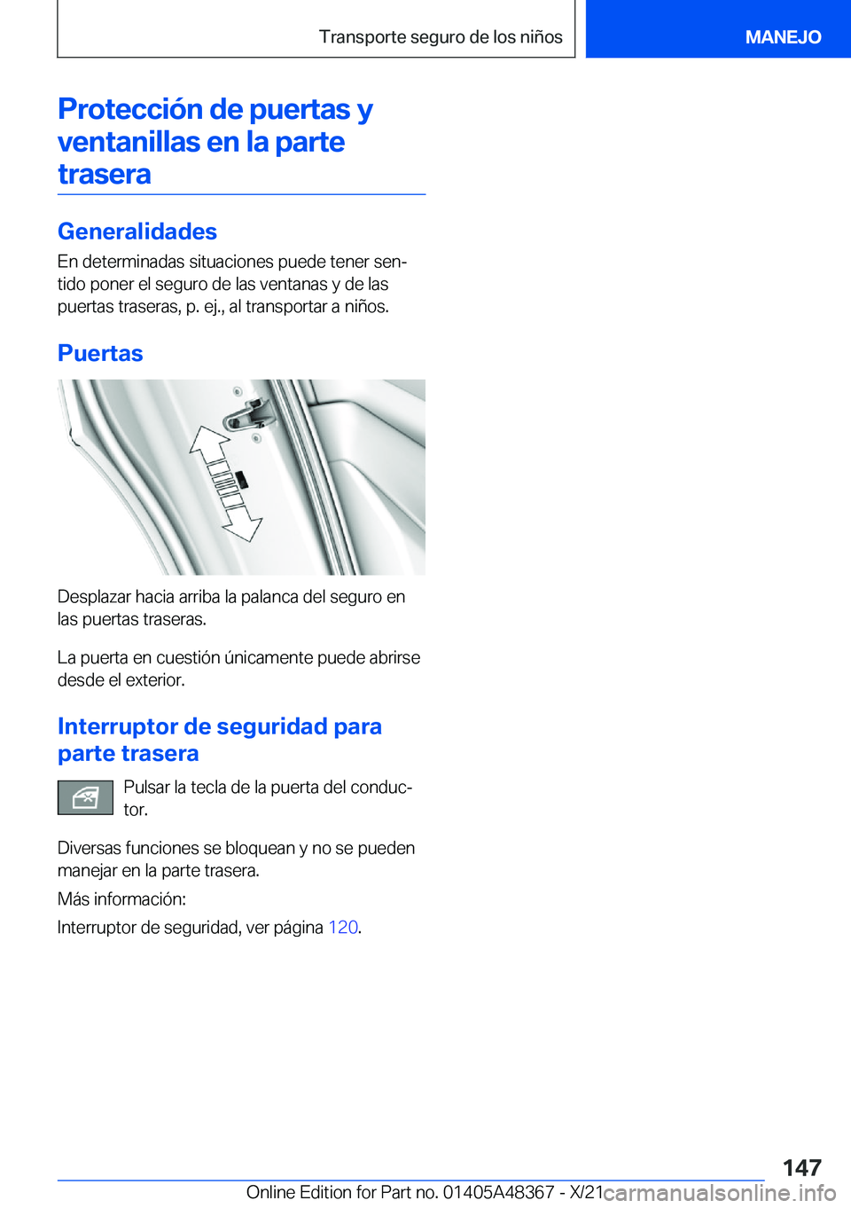 BMW X4 2022  Manuales de Empleo (in Spanish) �P�r�o�t�e�c�c�i�