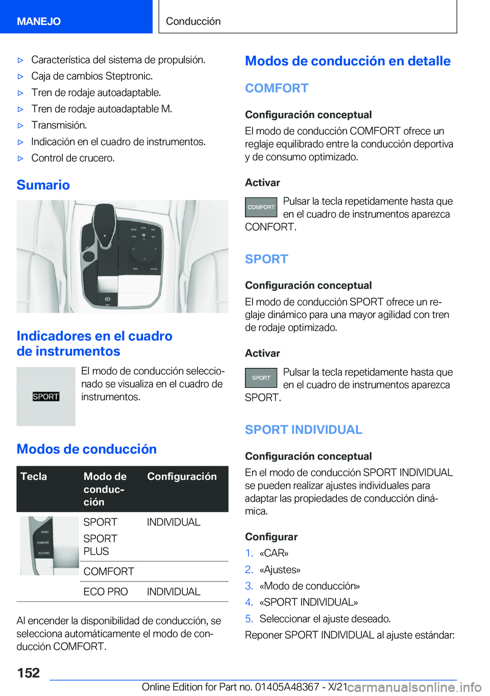 BMW X4 2022  Manuales de Empleo (in Spanish) x�C�a�r�a�c�t�e�r�