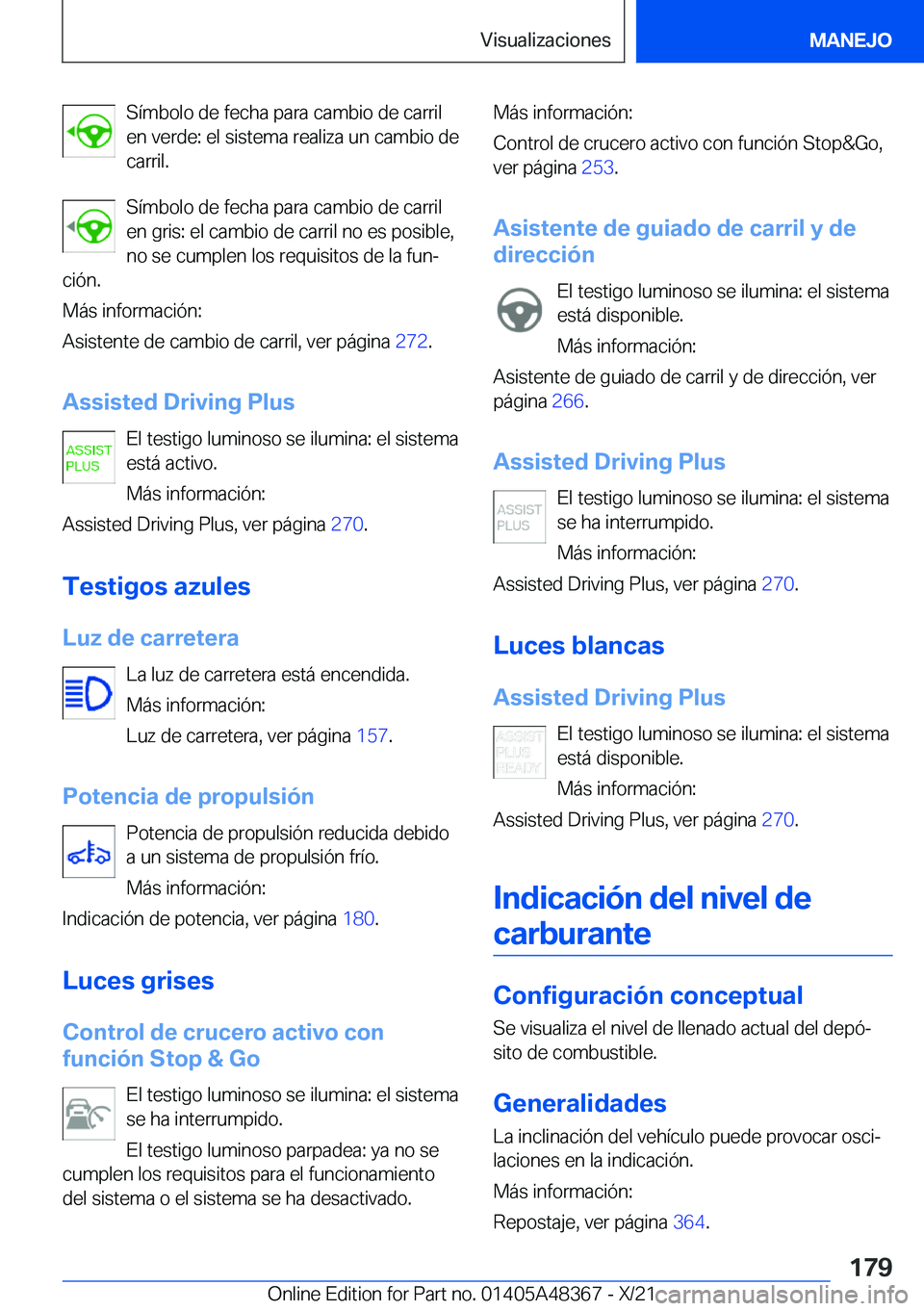 BMW X4 2022  Manuales de Empleo (in Spanish) �S�