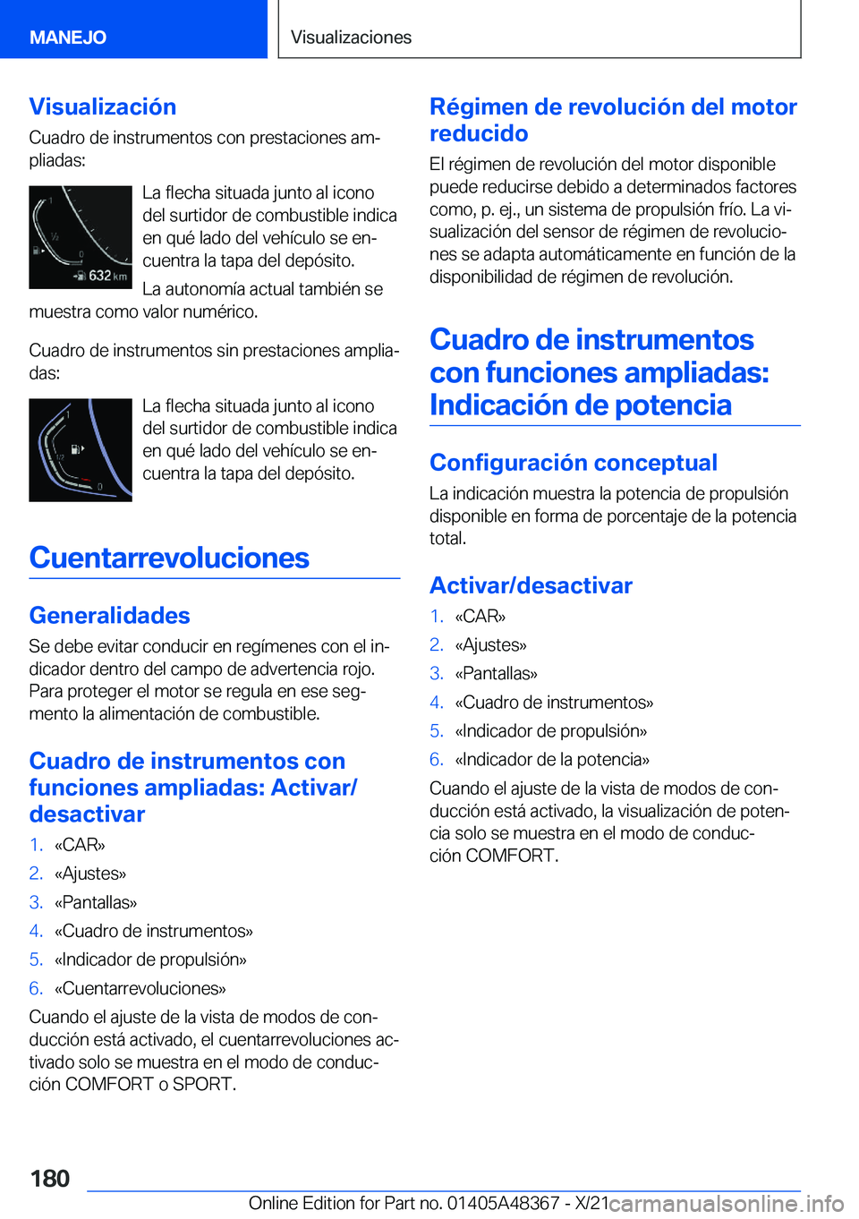 BMW X4 2022  Manuales de Empleo (in Spanish) �V�i�s�u�a�l�i�z�a�c�i�