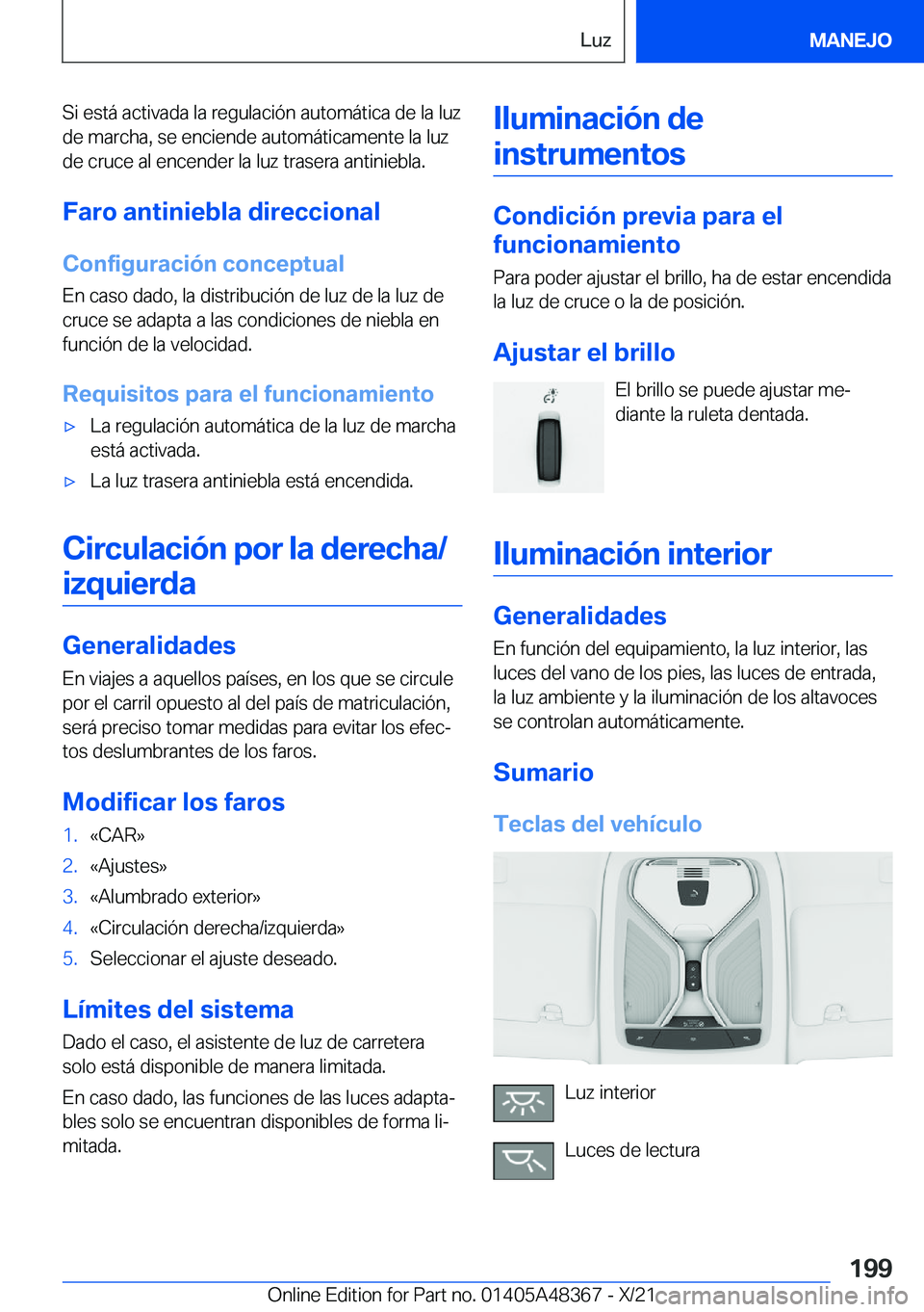 BMW X4 2022  Manuales de Empleo (in Spanish) �S�i��e�s�t�
