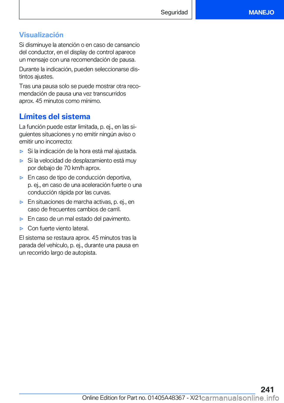 BMW X4 2022  Manuales de Empleo (in Spanish) �V�i�s�u�a�l�i�z�a�c�i�