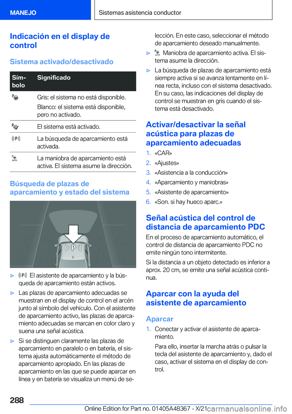 BMW X4 2022  Manuales de Empleo (in Spanish) �I�n�d�i�c�a�c�i�