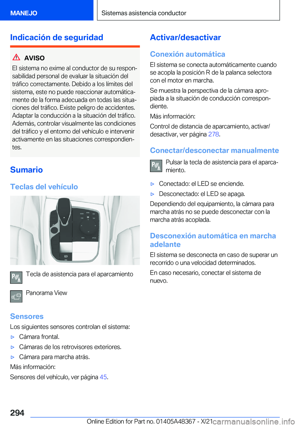 BMW X4 2022  Manuales de Empleo (in Spanish) �I�n�d�i�c�a�c�i�