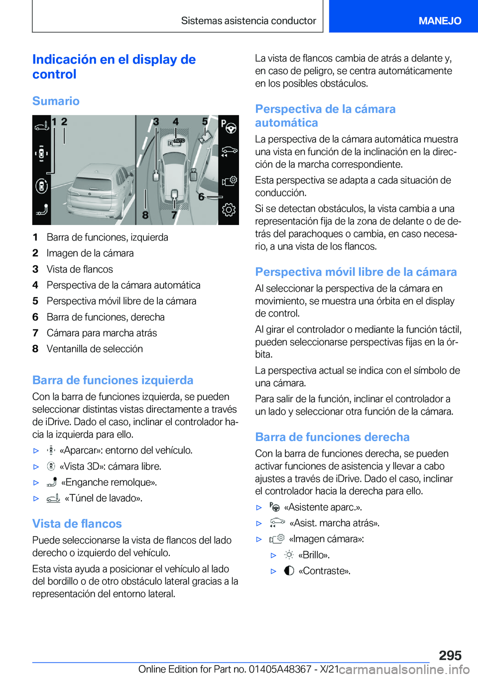 BMW X4 2022  Manuales de Empleo (in Spanish) �I�n�d�i�c�a�c�i�