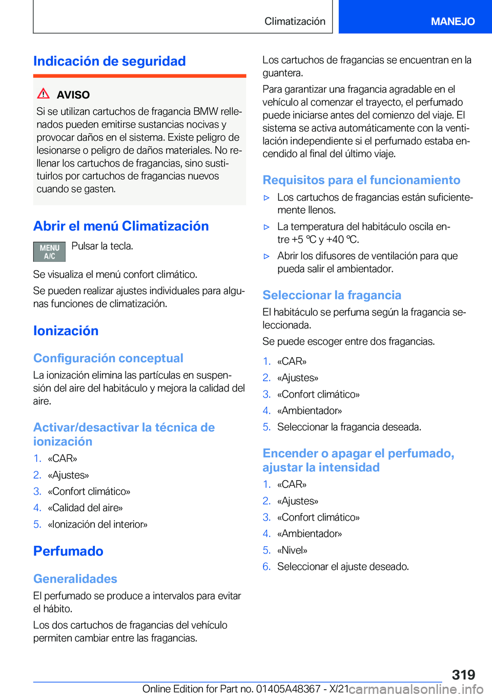 BMW X4 2022  Manuales de Empleo (in Spanish) �I�n�d�i�c�a�c�i�