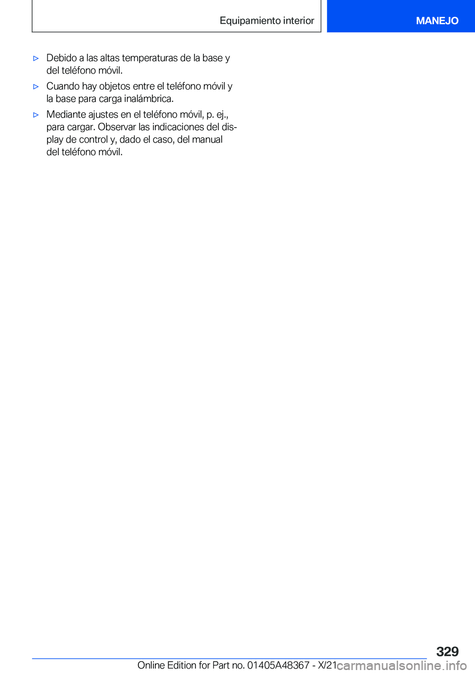 BMW X4 2022  Manuales de Empleo (in Spanish) x�D�e�b�i�d�o��a��l�a�s��a�l�t�a�s��t�e�m�p�e�r�a�t�u�r�a�s��d�e��l�a��b�a�s�e��y
�d�e�l��t�e�l�