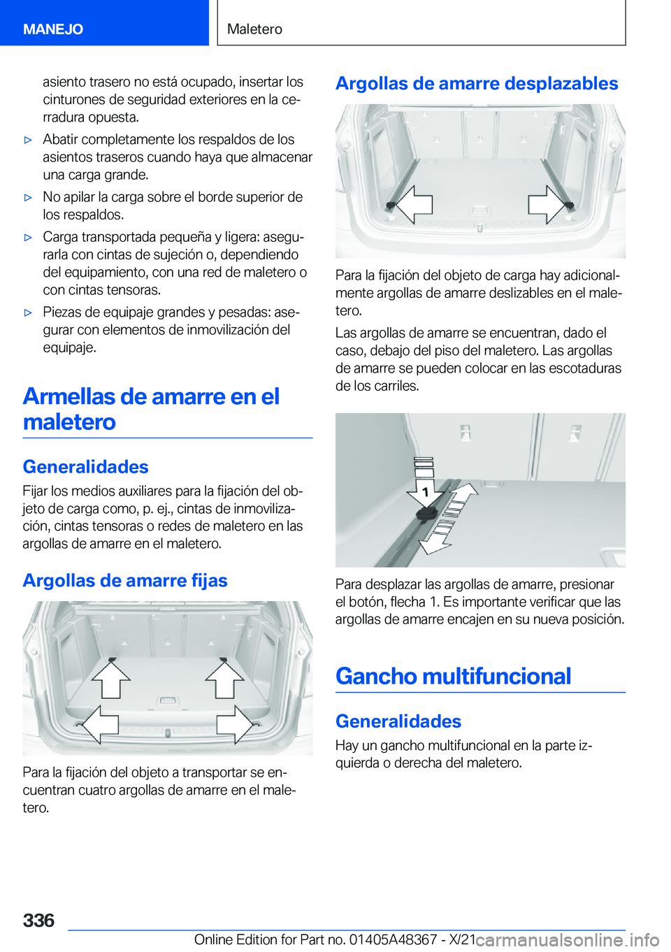 BMW X4 2022  Manuales de Empleo (in Spanish) �a�s�i�e�n�t�o��t�r�a�s�e�r�o��n�o��e�s�t�