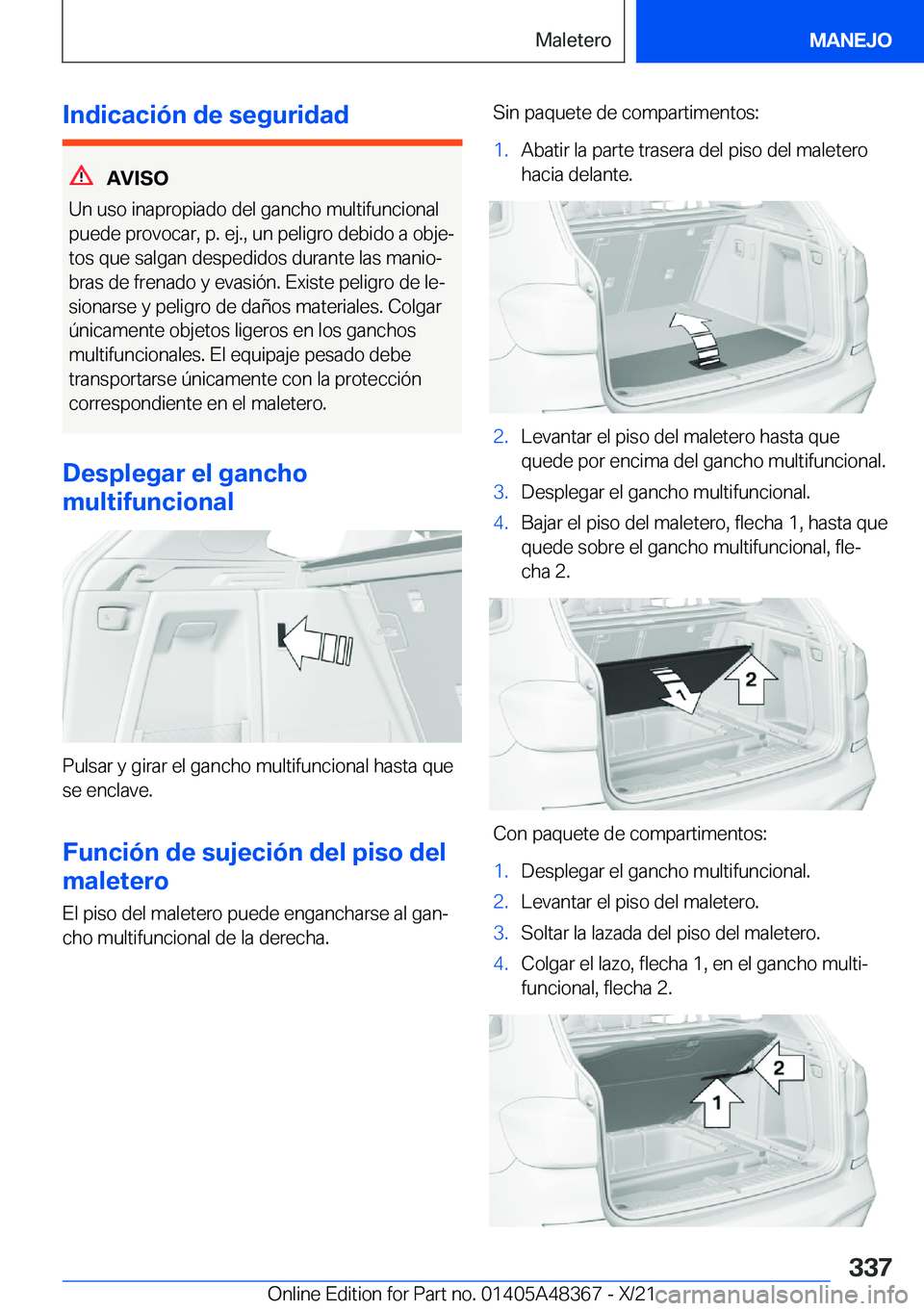 BMW X4 2022  Manuales de Empleo (in Spanish) �I�n�d�i�c�a�c�i�