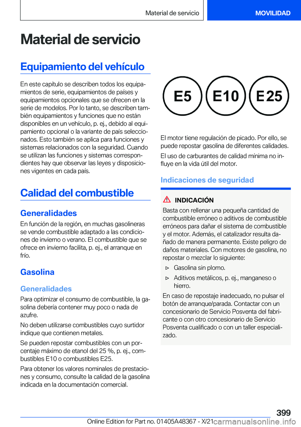 BMW X4 2022  Manuales de Empleo (in Spanish) �M�a�t�e�r�i�a�l��d�e��s�e�r�v�i�c�i�o�E�q�u�i�p�a�m�i�e�n�t�o��d�e�l��v�e�h�