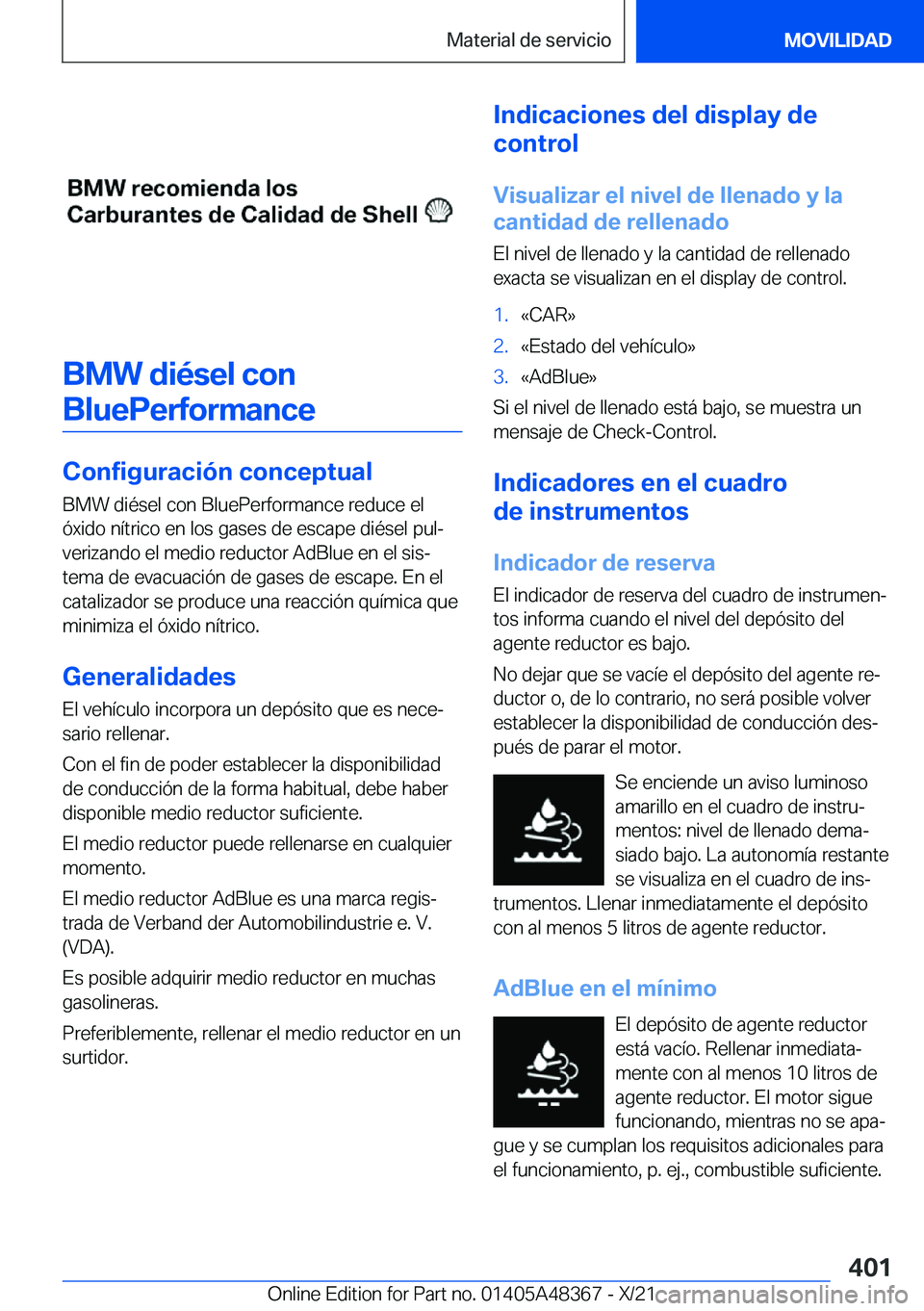 BMW X4 2022  Manuales de Empleo (in Spanish) �B�M�W��d�i�