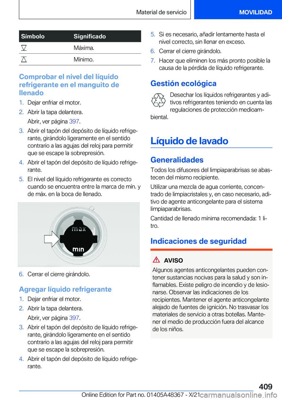 BMW X4 2022  Manuales de Empleo (in Spanish) �S�