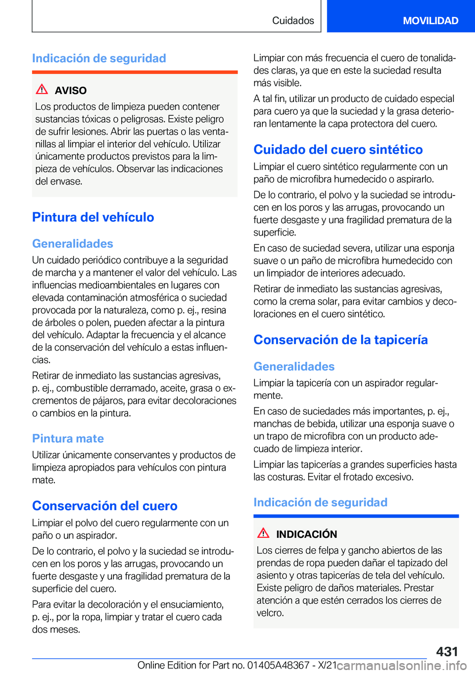 BMW X4 2022  Manuales de Empleo (in Spanish) �I�n�d�i�c�a�c�i�