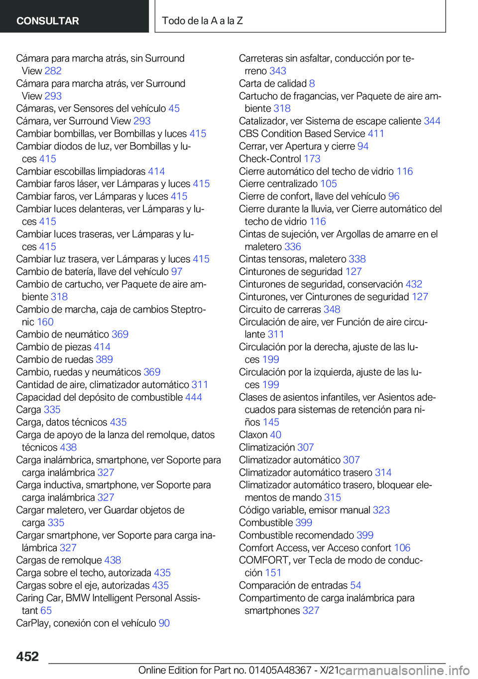 BMW X4 2022  Manuales de Empleo (in Spanish) �C�