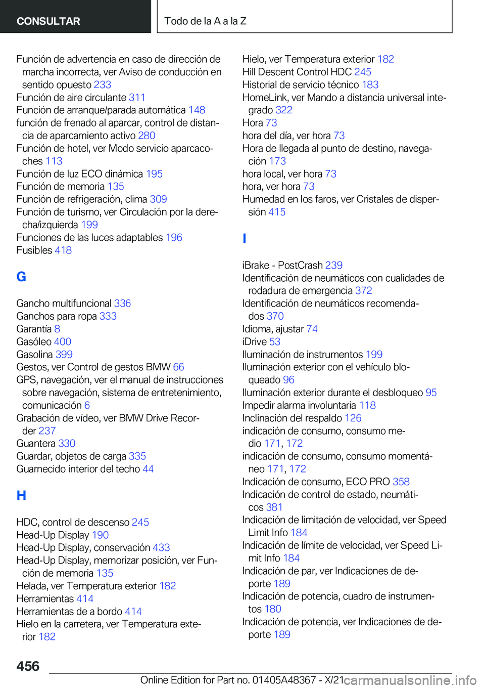 BMW X4 2022  Manuales de Empleo (in Spanish) �F�u�n�c�i�