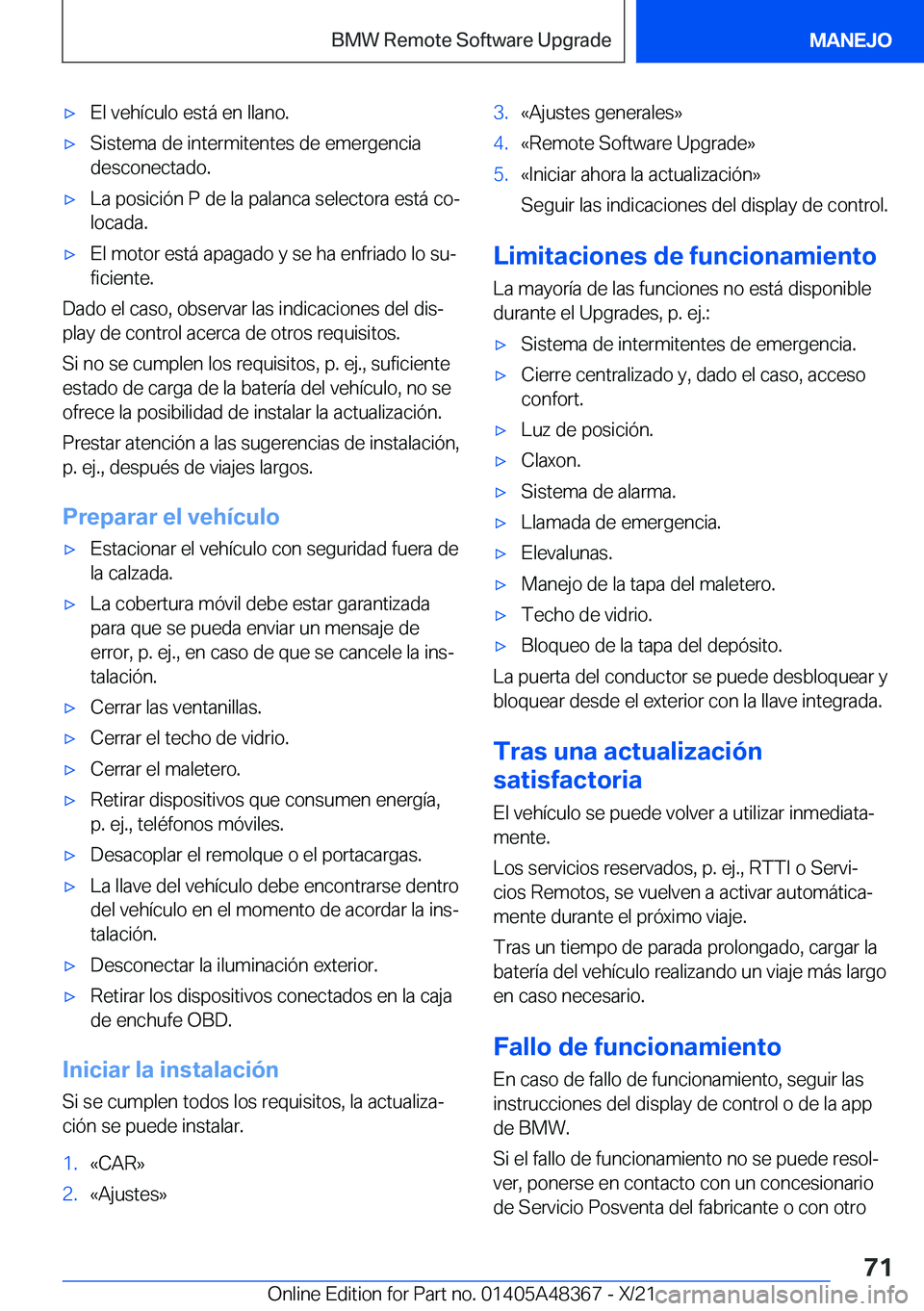 BMW X4 2022  Manuales de Empleo (in Spanish) x�E�l��v�e�h�
