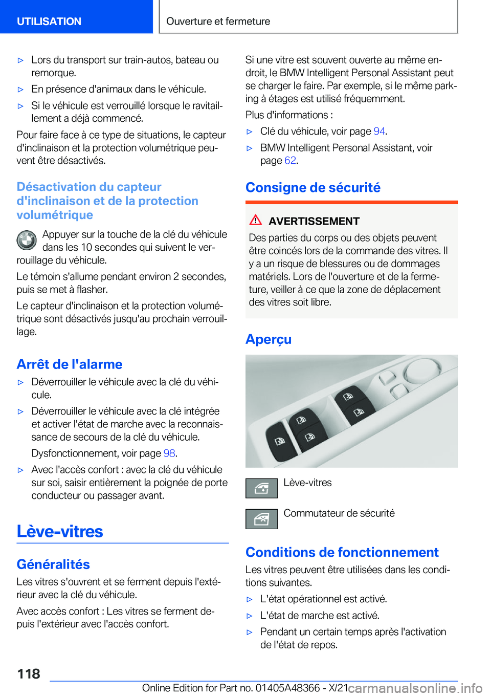 BMW X4 2022  Notices Demploi (in French) 'x�L�o�r�s��d�u��t�r�a�n�s�p�o�r�t��s�u�r��t�r�a�i�n�-�a�u�t�o�s�,��b�a�t�e�a�u��o�u�r�e�m�o�r�q�u�e�.'x�E�n��p�r�é�s�e�n�c�e��d�'�a�n�i�m�a�u�x��d�a�n�s��l�e��v�é�h�i�c�u�l�e