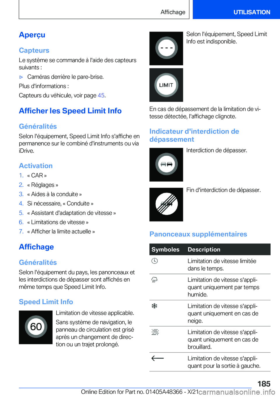 BMW X4 2022  Notices Demploi (in French) �A�p�e�r�ç�u
�C�a�p�t�e�u�r�s
�L�e��s�y�s�t�è�m�e��s�e��c�o�m�m�a�n�d�e��