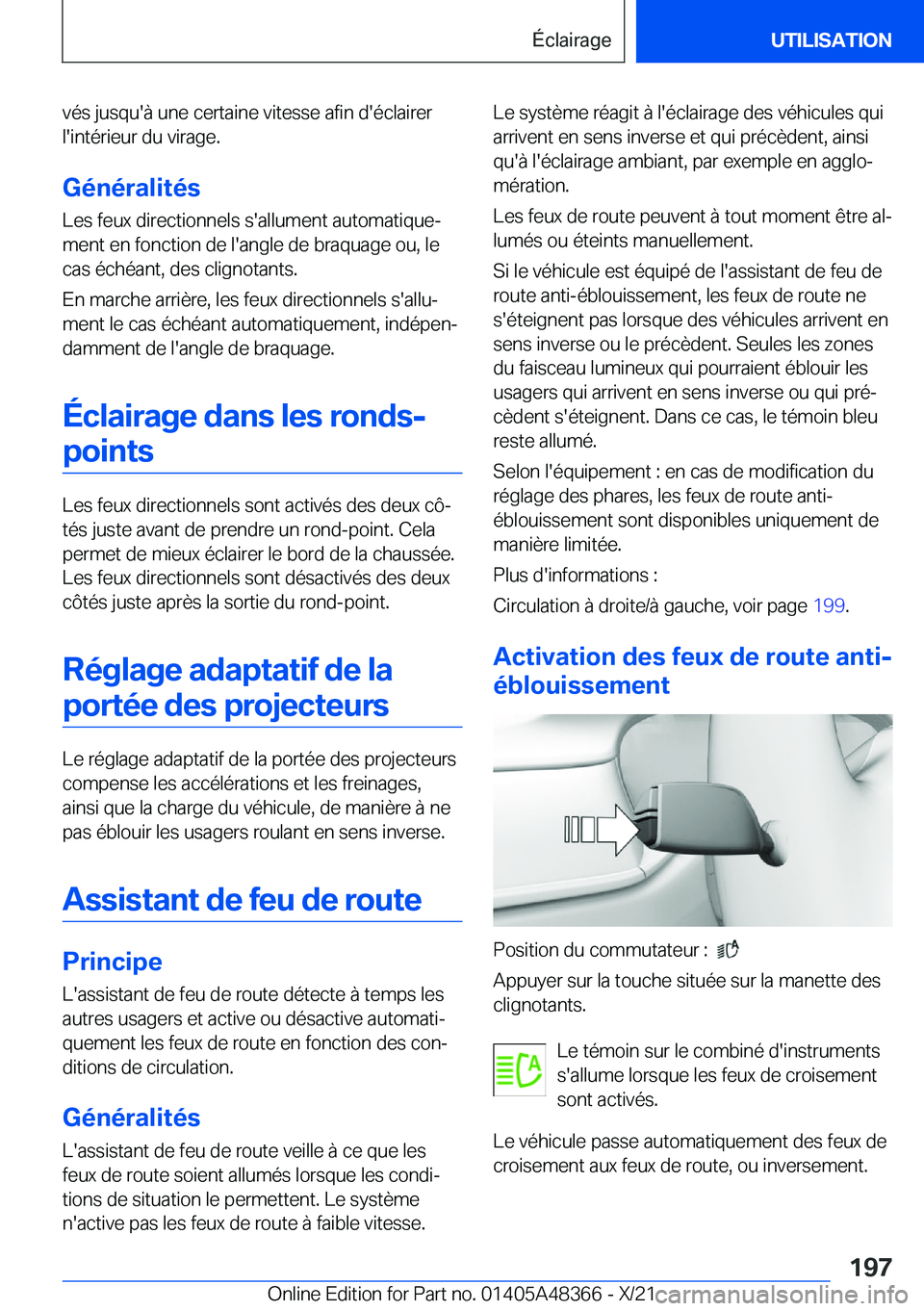 BMW X4 2022  Notices Demploi (in French) �v�é�s��j�u�s�q�u�'�