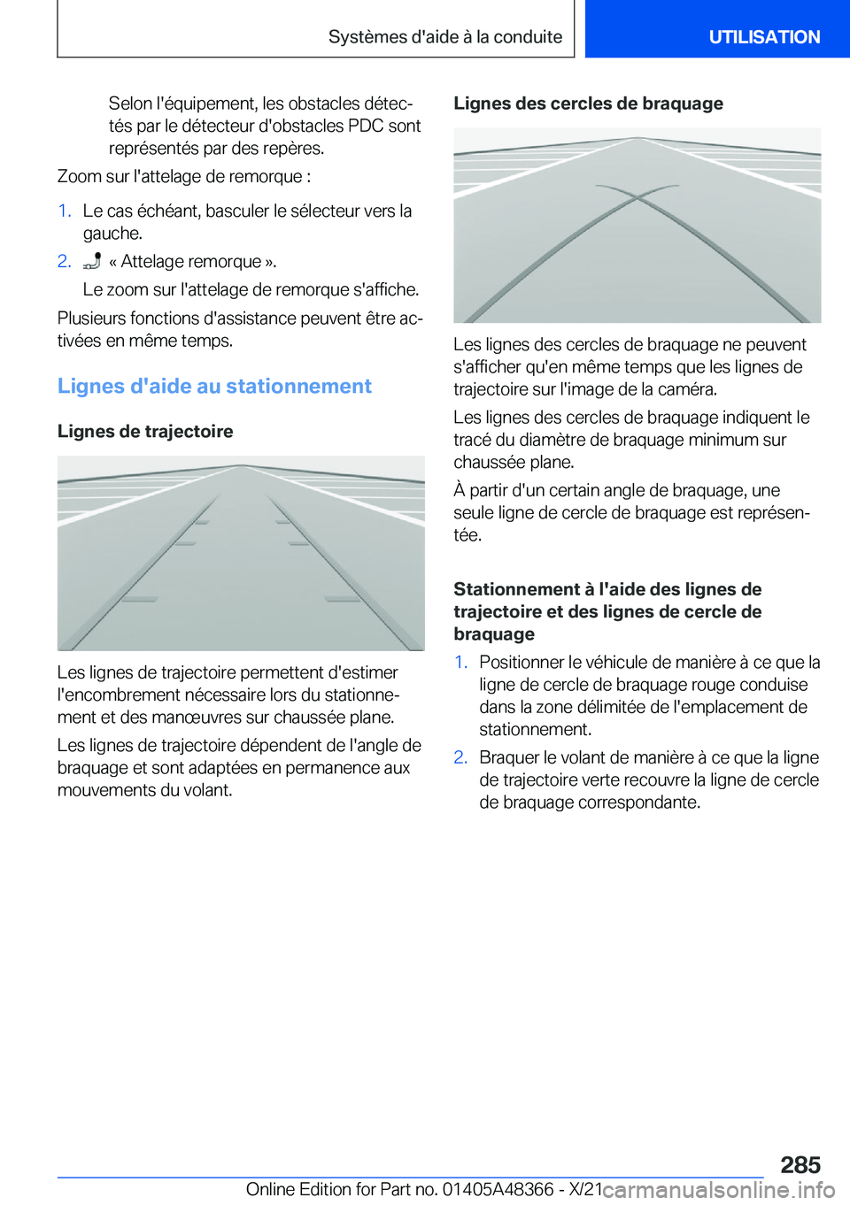 BMW X4 2022  Notices Demploi (in French) �S�e�l�o�n��l�'�é�q�u�i�p�e�m�e�n�t�,��l�e�s��o�b�s�t�a�c�l�e�s��d�é�t�e�cj�t�é�s��p�a�r��l�e��d�é�t�e�c�t�e�u�r��d�'�o�b�s�t�a�c�l�e�s��P�D�C��s�o�n�t
�r�e�p�r�é�s�e�n�t�é�s�