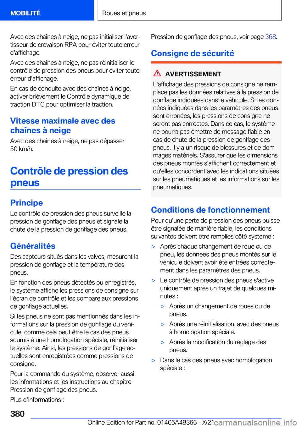 BMW X4 2022  Notices Demploi (in French) �A�v�e�c��d�e�s��c�h�a�
