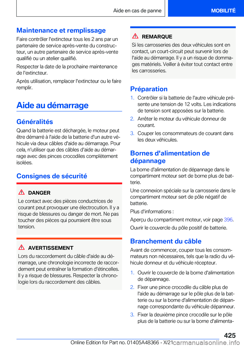 BMW X4 2022  Notices Demploi (in French) �M�a�i�n�t�e�n�a�n�c�e��e�t��r�e�m�p�l�i�s�s�a�g�e�F�a�i�r�e��c�o�n�t�r�